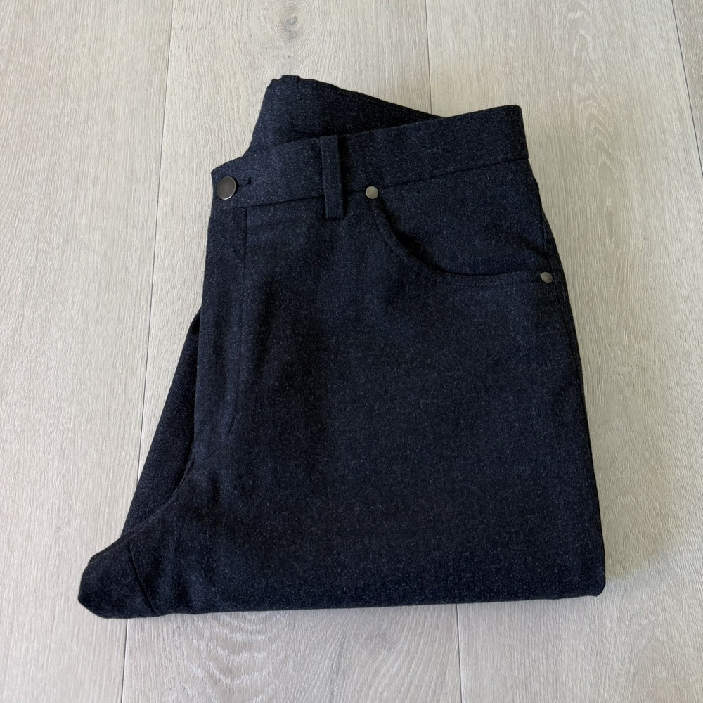 Saks Fifth Avenue 5 Pocket Pants Men's 36x34 Blue Heather Canada